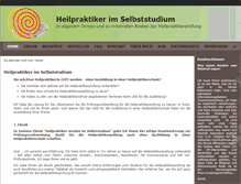 Tablet Screenshot of heilpraktiker-selbststudium.de